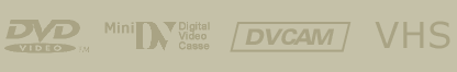 VHS MiniDV DVD